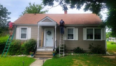 gutters near me installation on a house