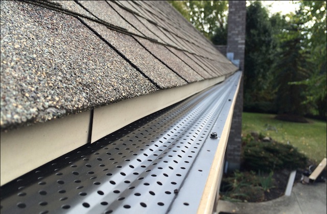 gutter guards by rain carriers
