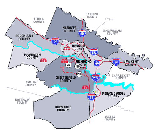 rain-cariiers-service-area-map-midlothian-va-region Rain Carriers Service Area